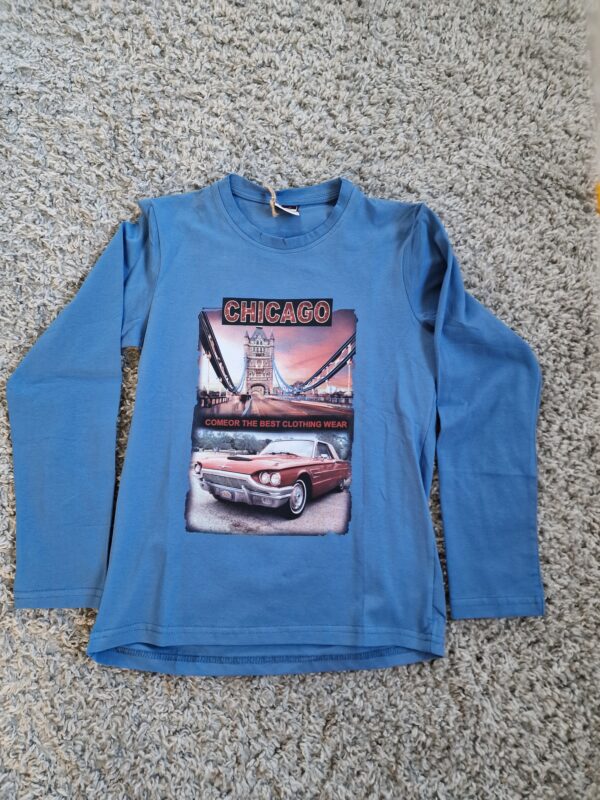 Chicago pikkade varrukatega pluus