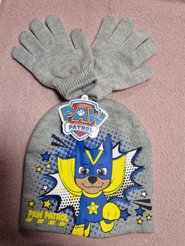 Paw patrol müts+sõrmikud hall